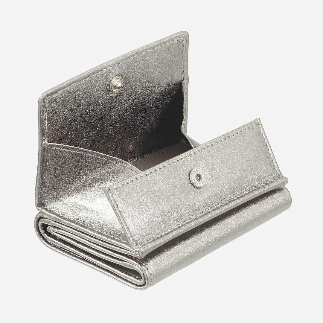 DUDU Cartera Pequeña de Hombre en Piel, Carteras de Mujer, Diseño Compacto con Monedero para Billetes y Tarjetas