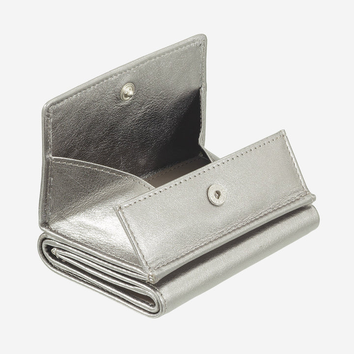 DUDU Cartera Pequeña de Hombre en Piel, Carteras de Mujer, Diseño Compacto con Monedero para Billetes y Tarjetas