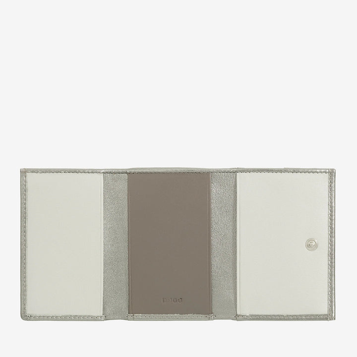DUDU Cartera Pequeña de Hombre en Piel, Carteras de Mujer, Diseño Compacto con Monedero para Billetes y Tarjetas
