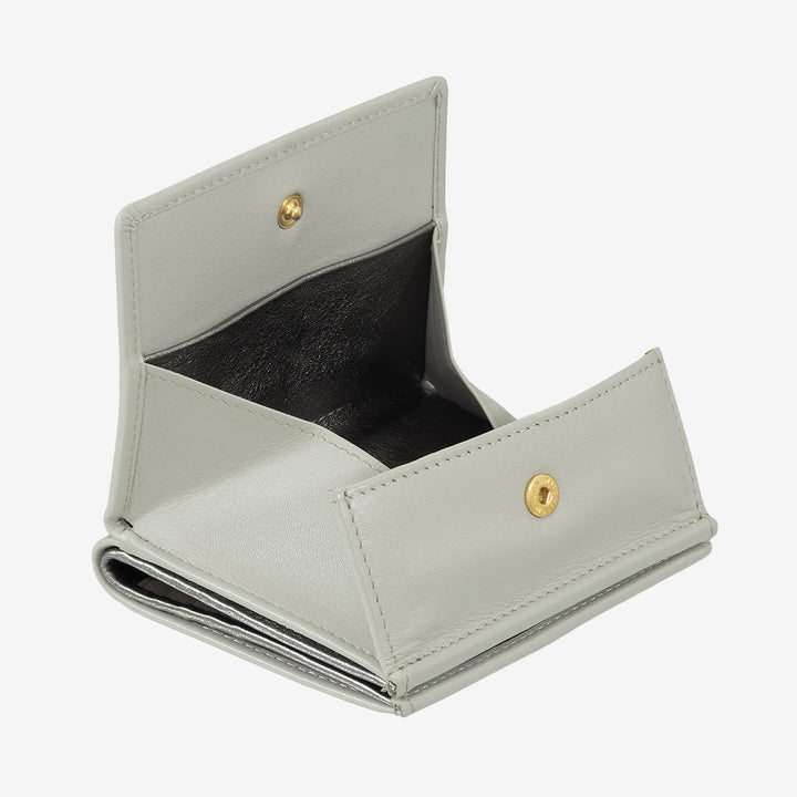 DUDU Cartera RFID de piel multicolor para tarjetas y monedas