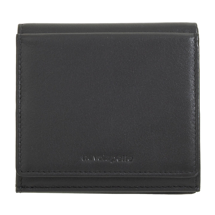 Nuvola Pelle Kleine Herrenbrieftasche aus Nappaleder mit Münzfach und Kartenhalter