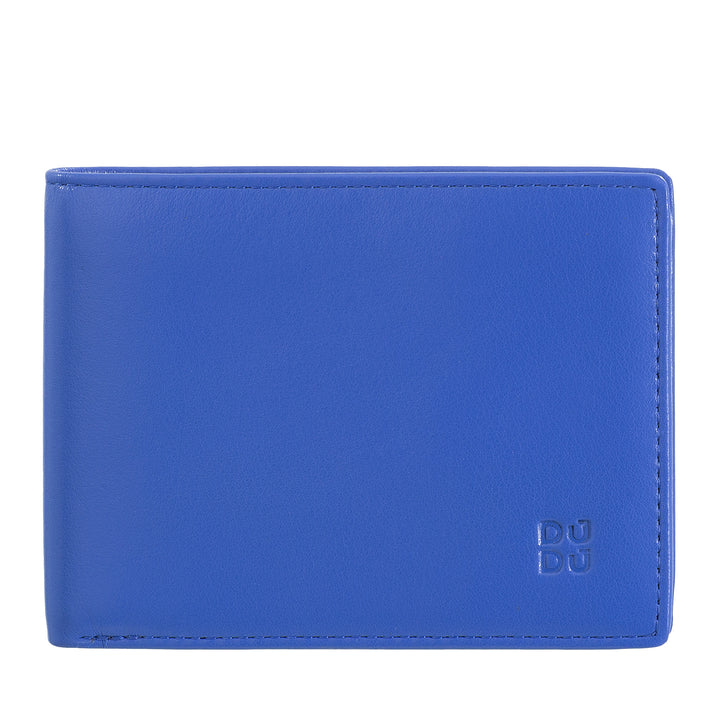 DUDU Portefeuille pour homme avec blocage RFID en cuir, petite poche blindée avec fente pour carte de crédit
