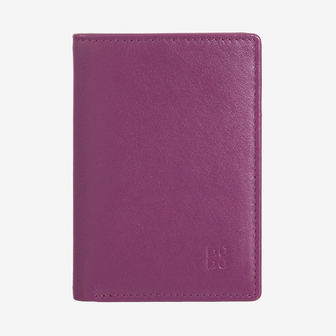 DUDU Portafoglio Uomo in Pelle Piccolo, Portafoglio Uomo Slim Compatto con Porta Carte di Credito, Porta Banconote Contanti, Zip Portamonete, con Protezione RFID