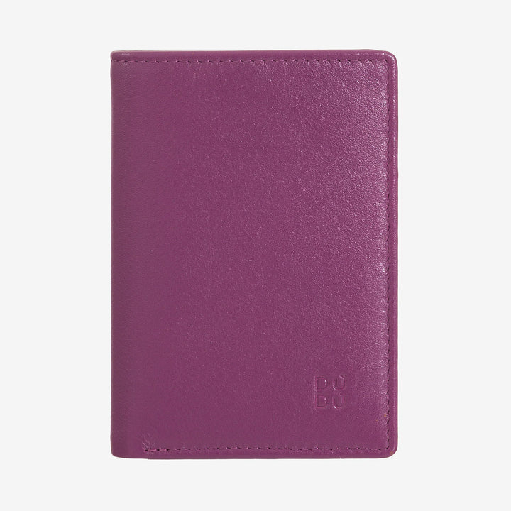 DUDU Portafoglio Uomo in Pelle Piccolo, Portafoglio Uomo Slim Compatto con Porta Carte di Credito, Porta Banconote Contanti, Zip Portamonete, con Protezione RFID