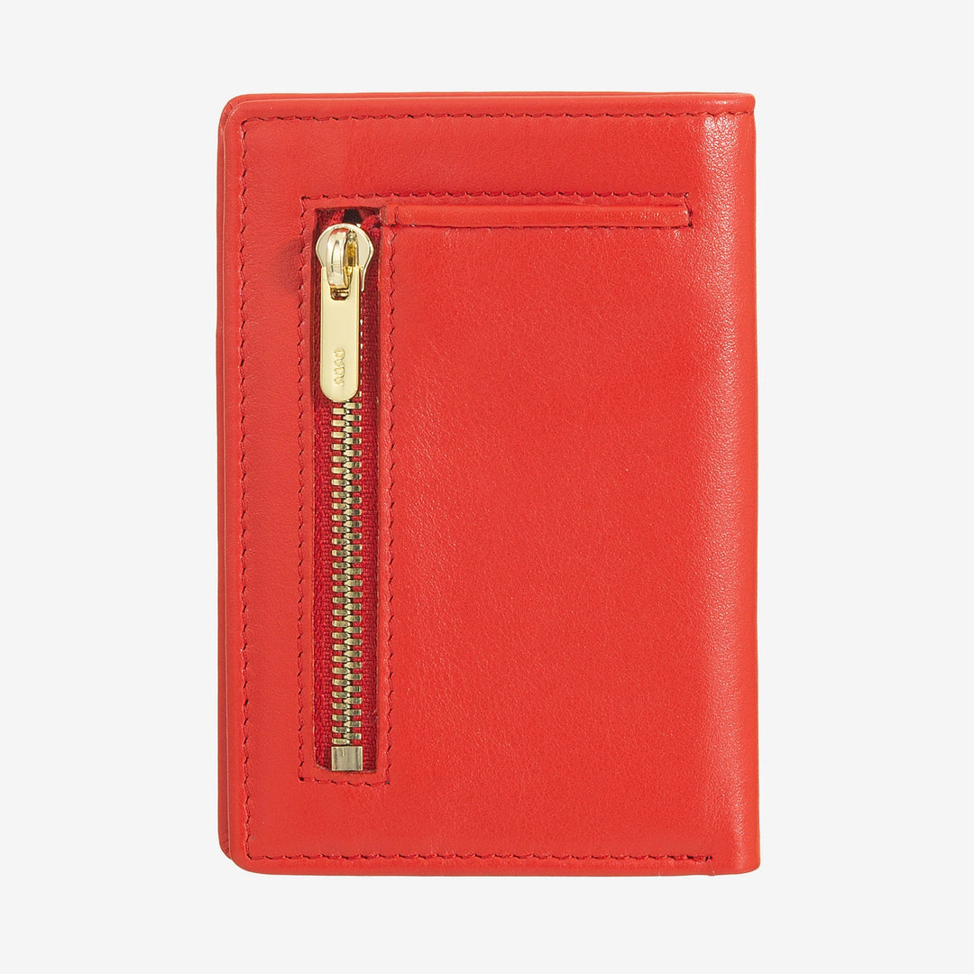 DUDU Portafoglio Uomo in Pelle Piccolo, Portafoglio Uomo Slim Compatto con Porta Carte di Credito, Porta Banconote Contanti, Zip Portamonete, con Protezione RFID