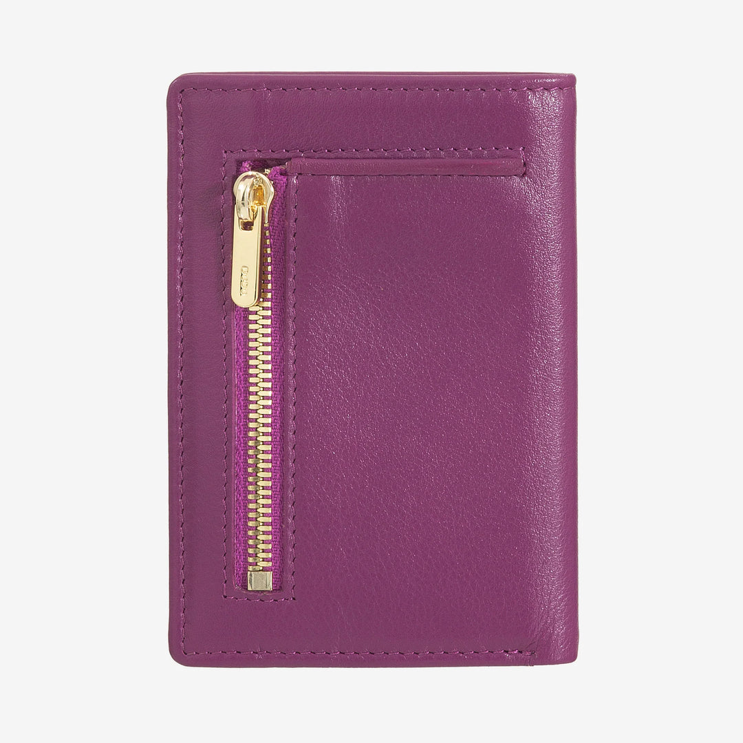DUDU Portafoglio Uomo in Pelle Piccolo, Portafoglio Uomo Slim Compatto con Porta Carte di Credito, Porta Banconote Contanti, Zip Portamonete, con Protezione RFID