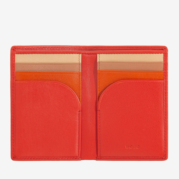 DUDU Portafoglio Uomo in Pelle Piccolo, Portafoglio Uomo Slim Compatto con Porta Carte di Credito, Porta Banconote Contanti, Zip Portamonete, con Protezione RFID