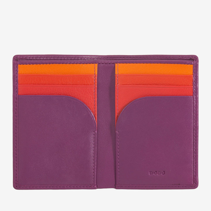DUDU Portafoglio Uomo in Pelle Piccolo, Portafoglio Uomo Slim Compatto con Porta Carte di Credito, Porta Banconote Contanti, Zip Portamonete, con Protezione RFID