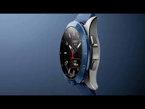Tissot Touch Connect Sport Watch 43.75mm Blue Quartz Titanium T153.420.47.051.01