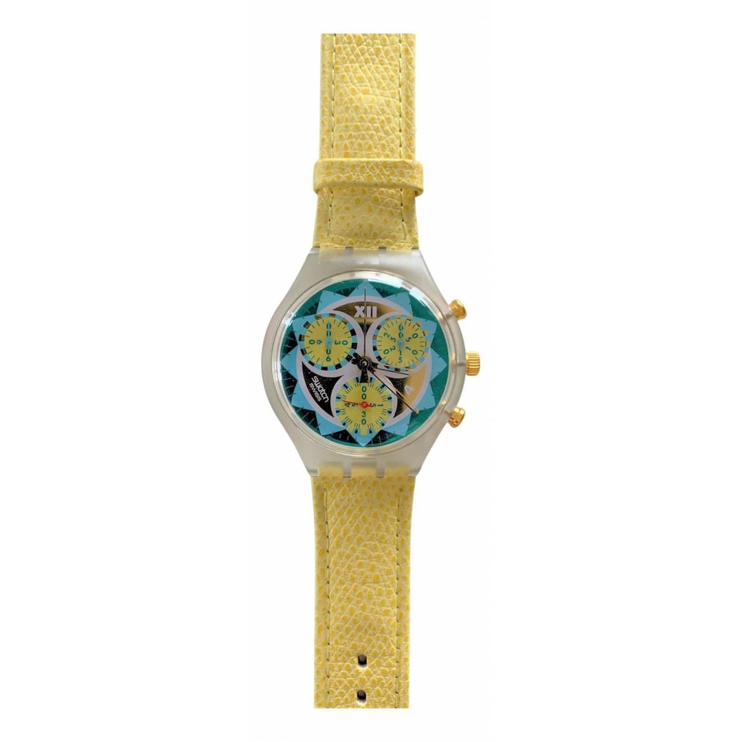 Swatch orologio LEMON BREEZE Originals Chrono 37mm SCK106 - Capodagli 1937