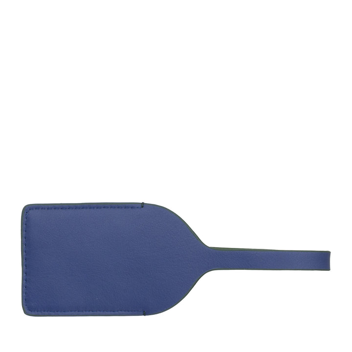 DUDU Kofferanhänger, bunter Leder-Gepäckanhänger, elegantes modisches Namensschild für Taschen und Rucksäcke