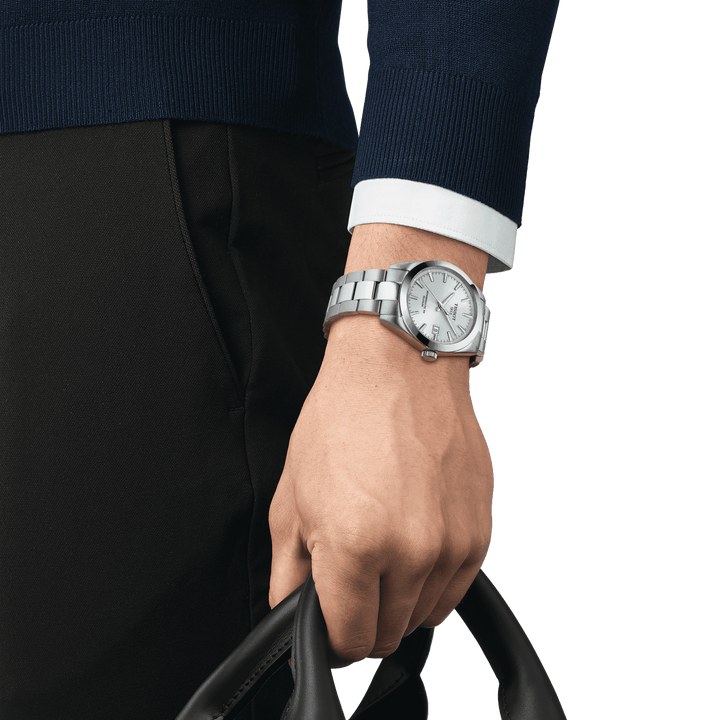 Tissot orologio Gentleman Powermatic 80 verde acqua 40mm automatico acciaio T127.407.11.351.00 - Capodagli 1937