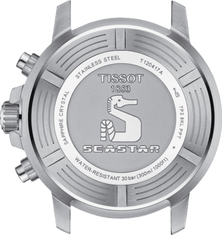 Tissot orologio Seastar 1000 Chronograph 45mm nero quarzo acciaio T120.417.17.051.03 - Capodagli 1937