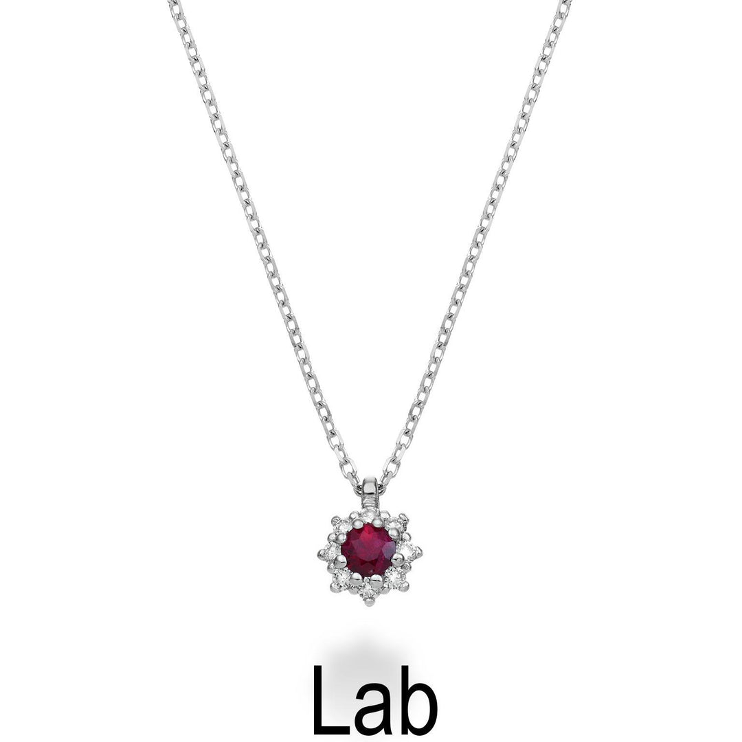 Mikiko cl 18k ruby ​​lab ct.0.08 diam. 0.04 ct size 1 MD5084O4RBL008
