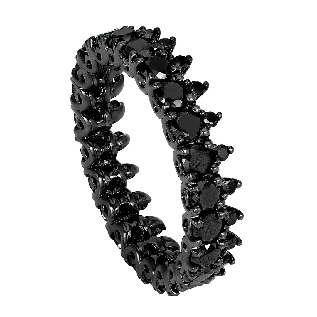 Golay black diamond finger ring ADG016BK-18106110287