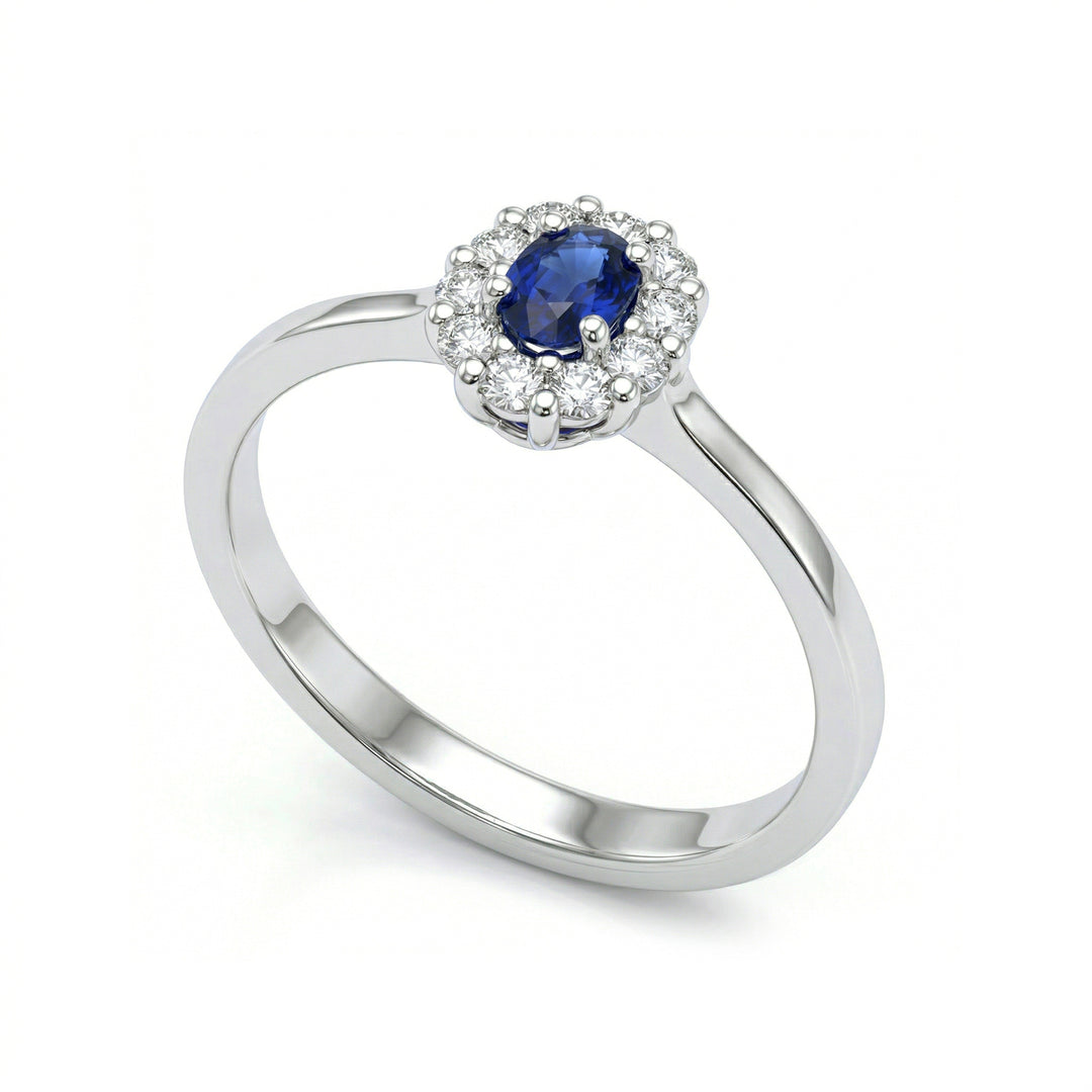 Golay 4x3 oval sapphire and diamond ring ACL040DIZB-26111110374
