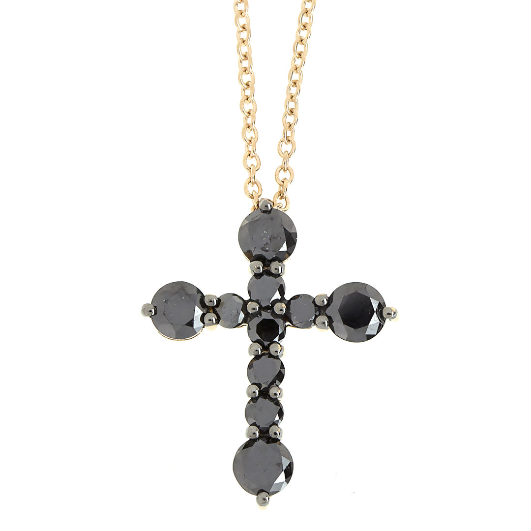 Golay girocollo croce grande black GNECRGN-20328000017
