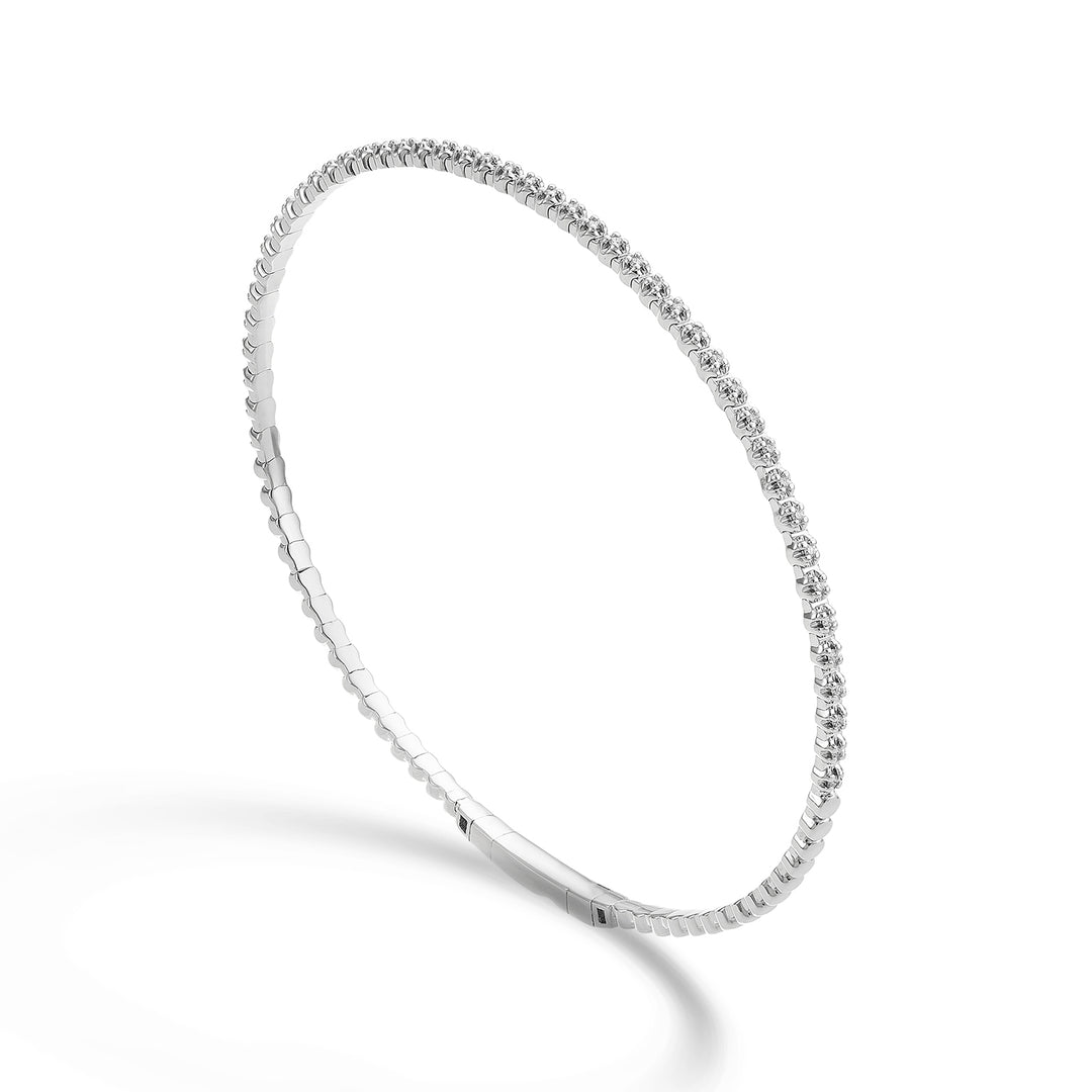 Golay br 18k tennis flex half turn diam. 0.12 ct white gold 17 cm GBFLEX005DIO4