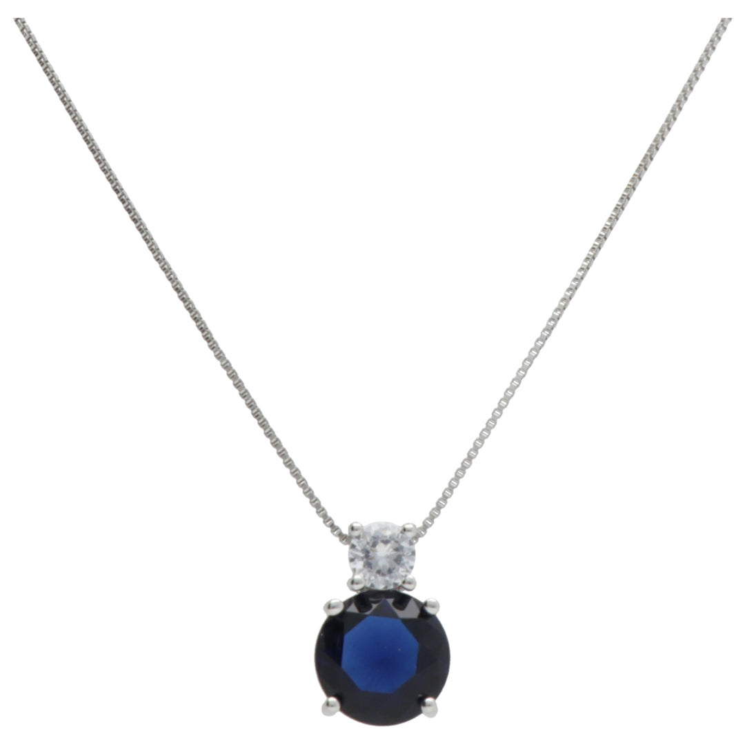 Mikiko cl ag925 gem swarovski bianco e blu MD7571A4BLU0000