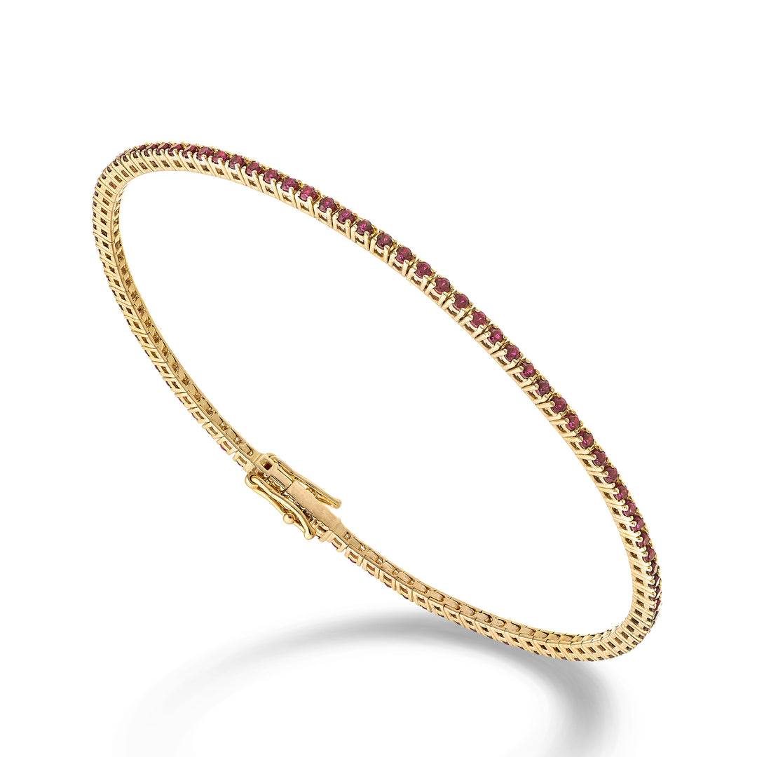 Golay br tennis 18k rubini ct.1,20 cm.17,2 oro rosa- 94 castoni GBTF0011RBRO3