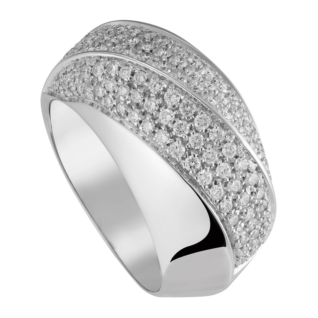Bague pavée Golay APU251DI-18106110003