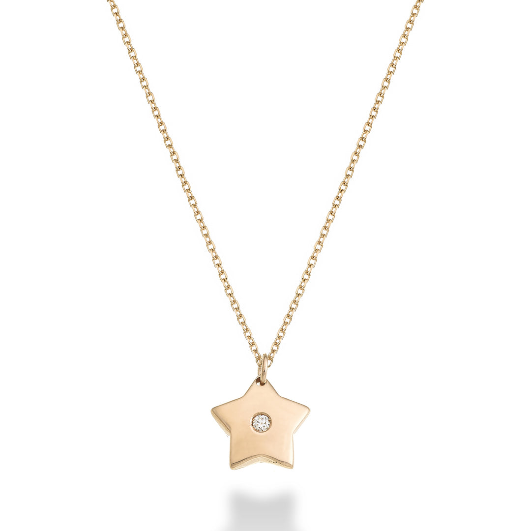 Nihama cl étoile 18 carats 0,01 ct or rose ND5128O3BR001