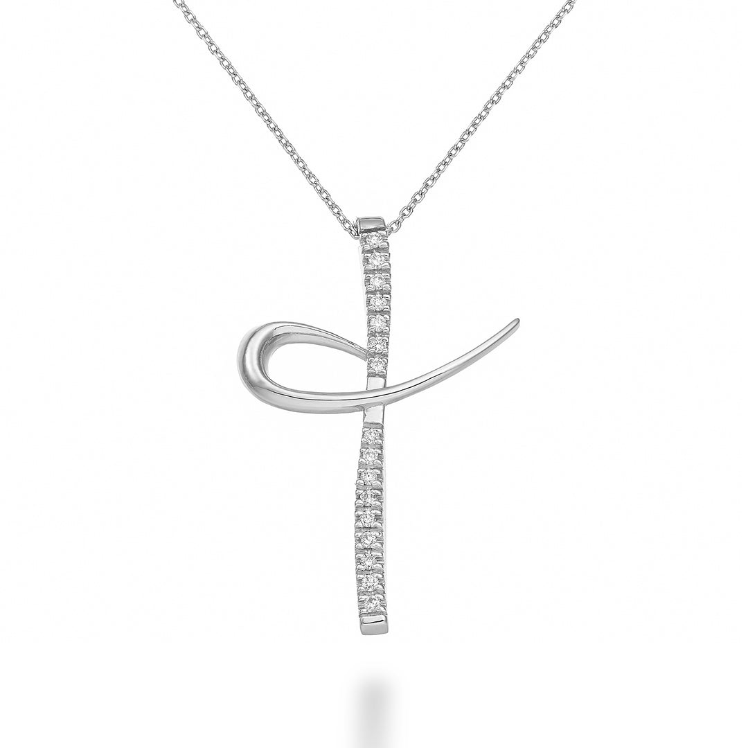 Mikiko cl 18k Durchm. 0,09 ct Kreuz MD5107O4BR009