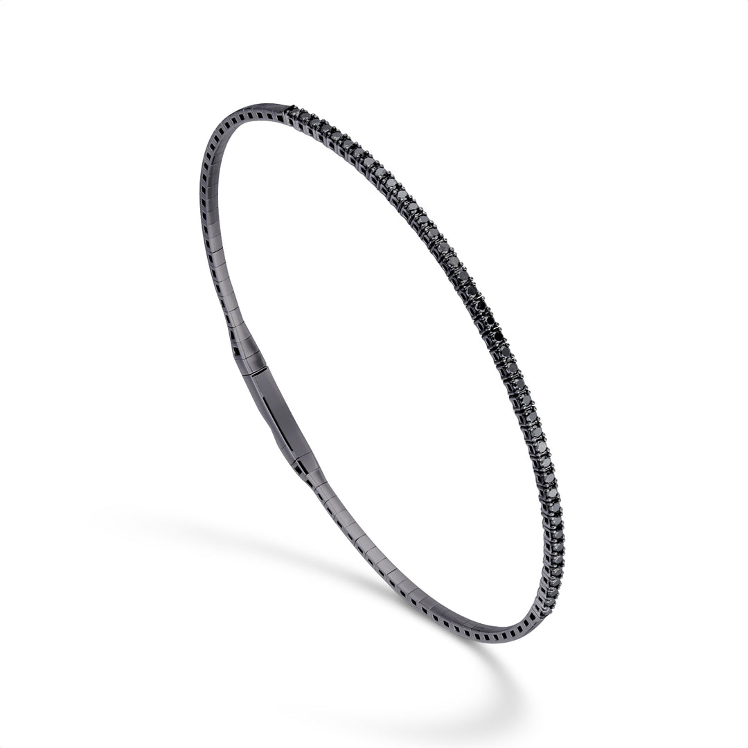 Golay br 18k tennis flex ruthenium half round diam. black ct.0,90 20 cm GBFLEX001BKO6-20