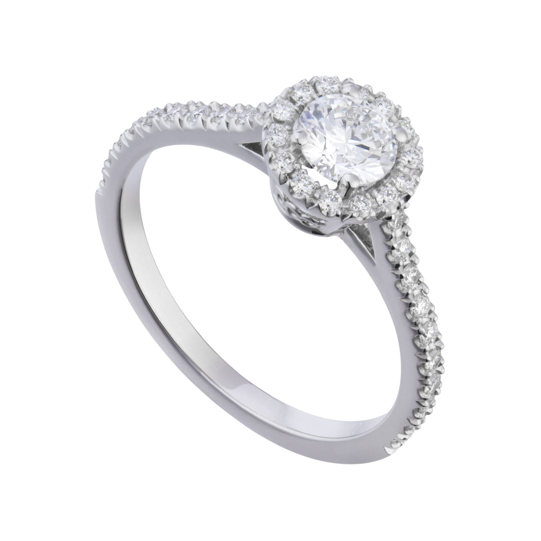 Bague solitaire Golay avec contour cen 0,40 ACT008DI40-24191110033