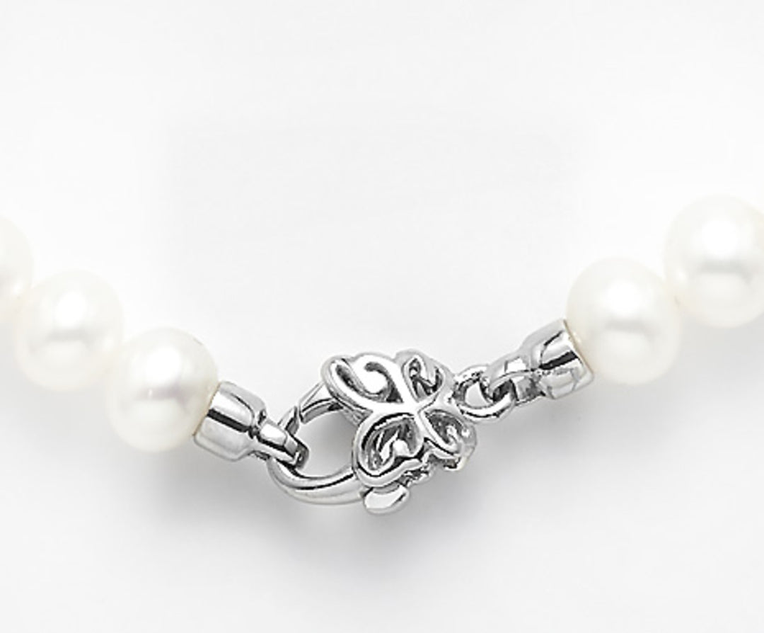 Nihama ch 18k farfalla piccola bianca NH0321O40000000