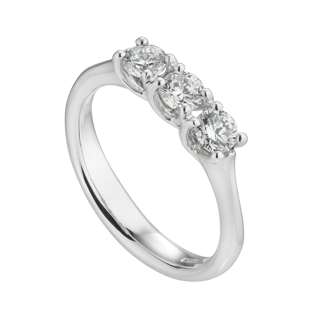 World Diamond Group Forevermark Grace Trilogy-Ring ABFMTRETRIL-25303110089
