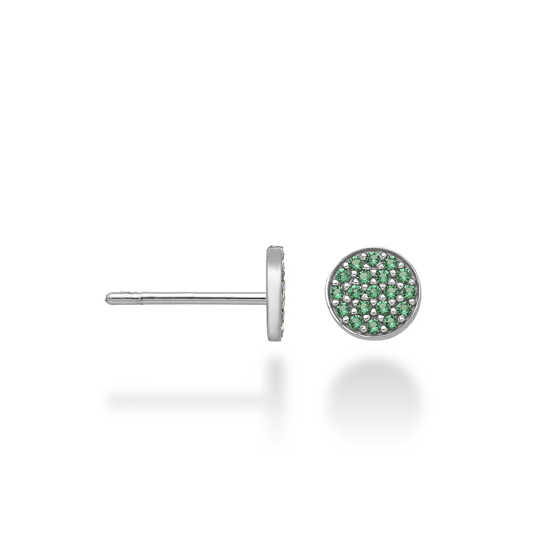 Mikiko oder 18 Karat runder Smaragd 0,18 ct MO5147O4SMR