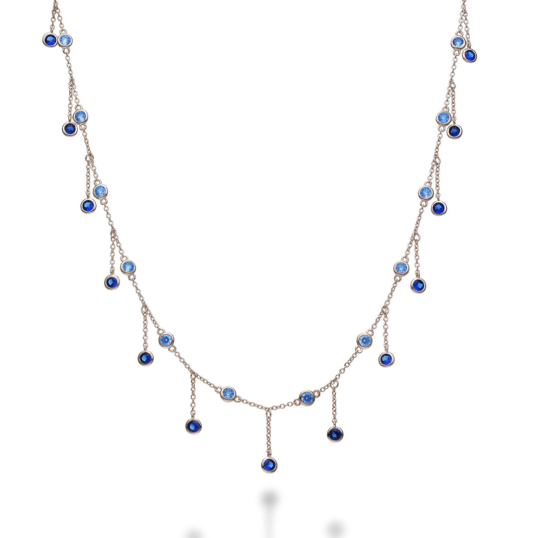 Mikiko cl ag925 gemme swarovski bleu clair et bleu MD7568A3BLU0000