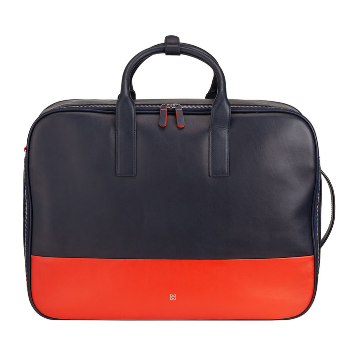 DUDU Maleta de Viaje para Hombre Mujer en Piel de Alta Calidad, Mochila de Viaje 33L, Equipaje de Mano, Bandolera con Cremallera