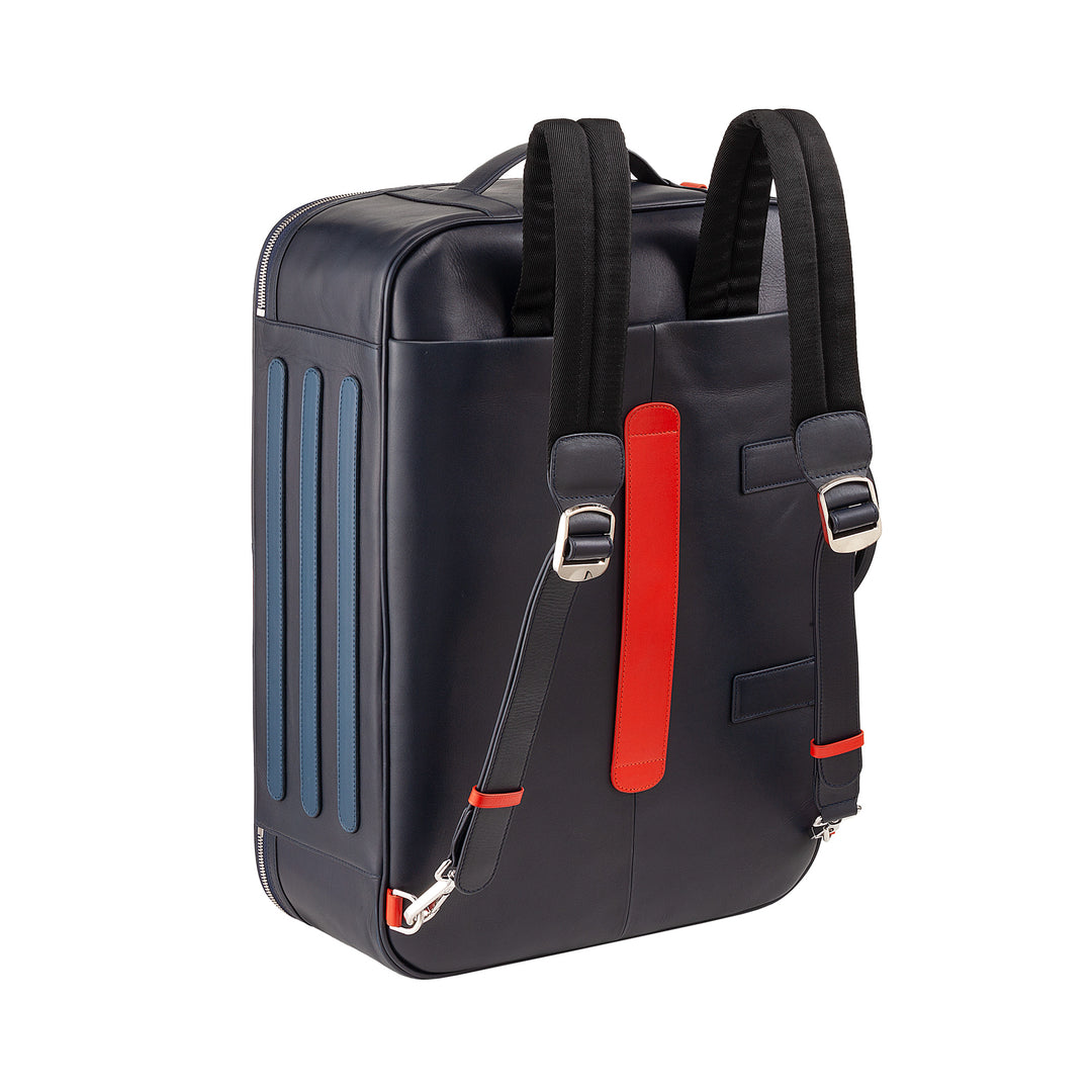 DUDU Maleta de Viaje para Hombre Mujer en Piel de Alta Calidad, Mochila de Viaje 33L, Equipaje de Mano, Bandolera con Cremallera