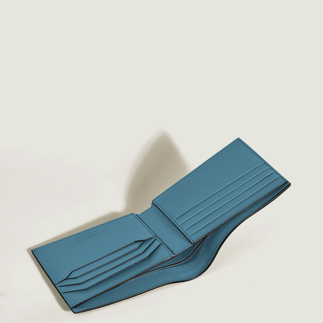 Portefeuille Montblanc 8 compartiments 4810 Bleu Fumé 199343