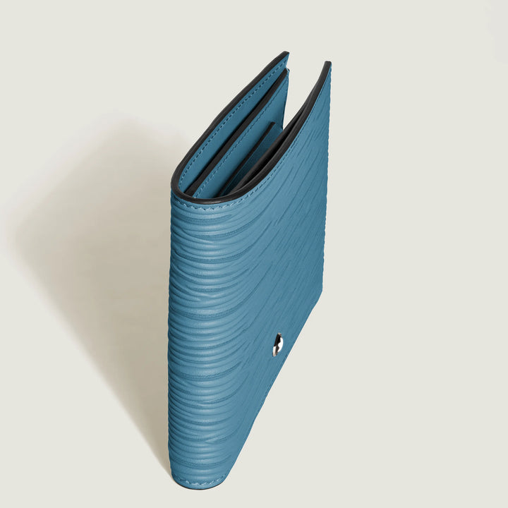 Portefeuille Montblanc 8 compartiments 4810 Bleu Fumé 199343