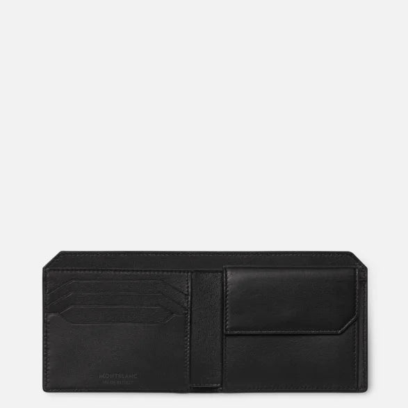 Montblanc Wallet 4 compartimenten met Portamonete Meisterstück Black 7164