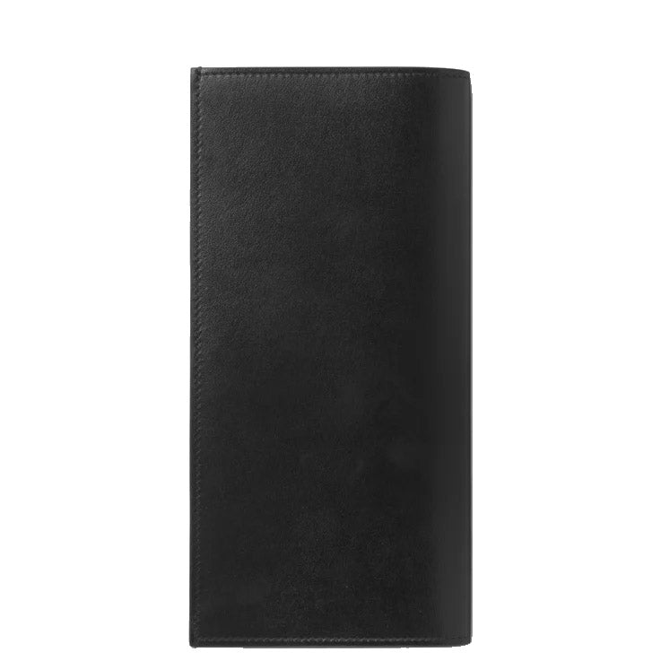 Montblanc vertical wallet 14 compartments and zip pocket Meisterstück black 198318