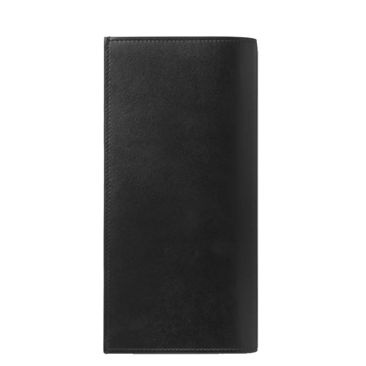 Montblanc vertical wallet 14 compartments and zip pocket Meisterstück black 198318