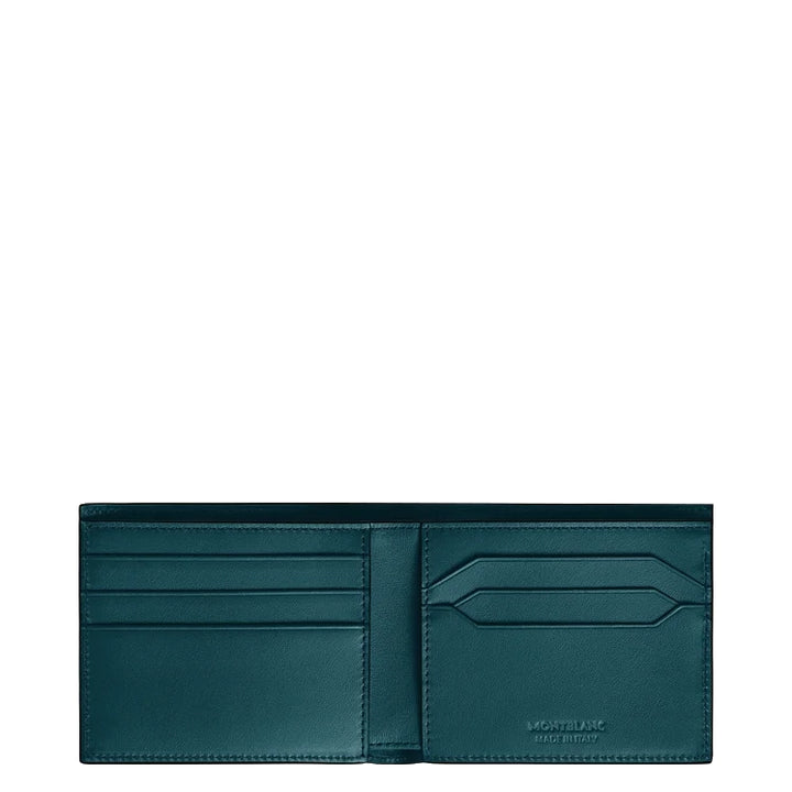Montblanc wallet 6 compartments Meisterstück cyprus blue 198800