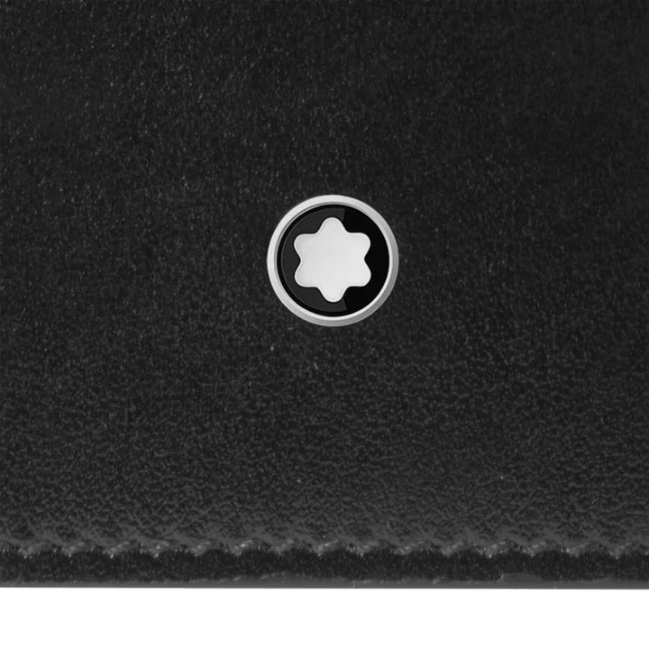 Montblanc vertical wallet 14 compartments and zip pocket Meisterstück black 198318