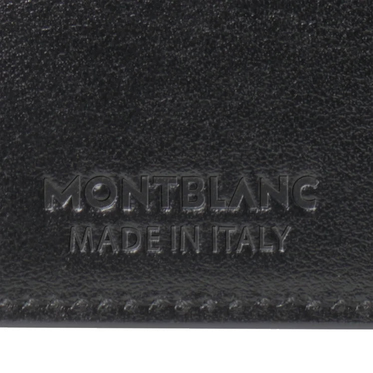 Montblanc vertical wallet 14 compartments and zip pocket Meisterstück black 198318