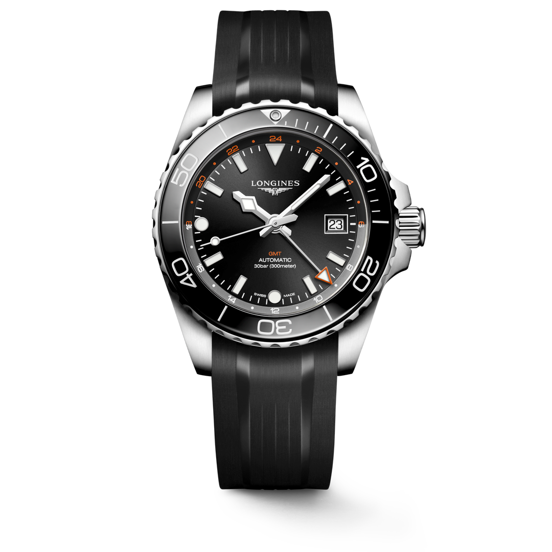 Longines orologio Hydroconquest Gmt 41 mm L3.790.4.56.9