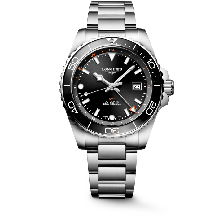 Longines orologio Hydroconquest Gmt 43 mm L3.890.4.56.6