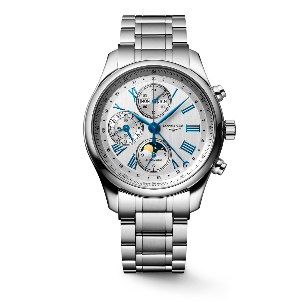 Longines orologio The Longines Master Collection Chrono Moonphase 42 mm L2.773.4.71.6