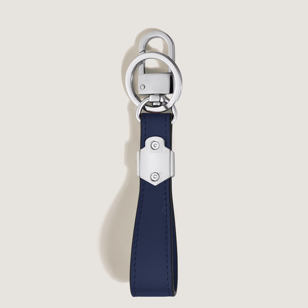 Montblanc Inkwell key ring leather Meisterstück ink blue 221312