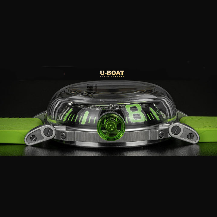 Reloj U-BOAT U-65 44mm verde automático acero 3344
