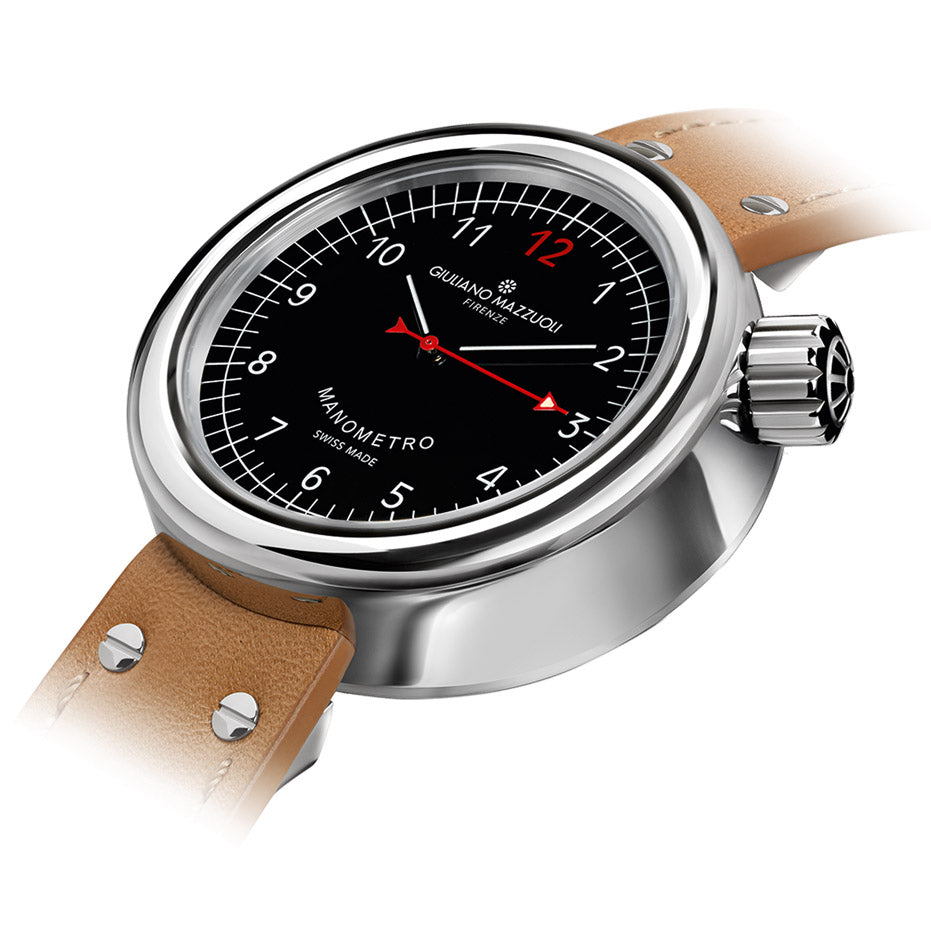 Giuliano Mazzuoli orologio Manometro 45mm nero automatico acciaio MRP02N