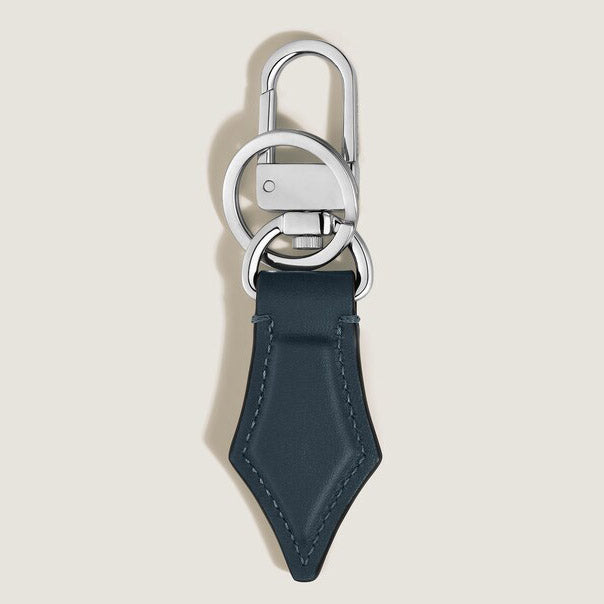 Porte-clés forme stylo Montblanc en cuir velours bleu Meisterstück 220434